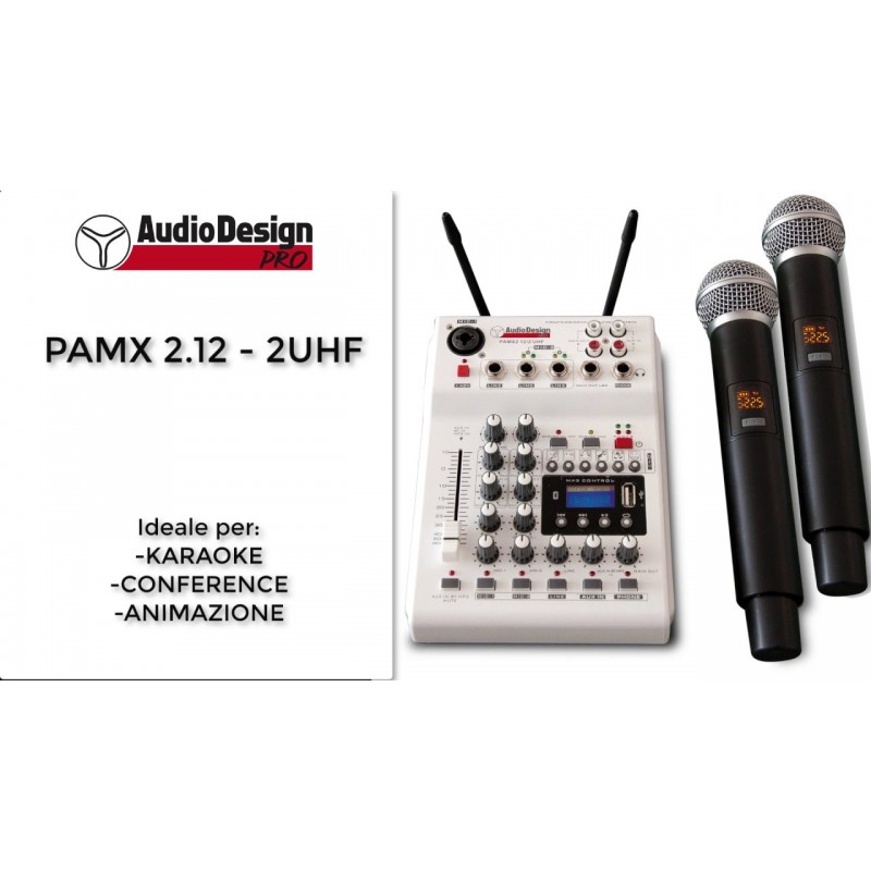 Audiodesign PAMX12 2UHF